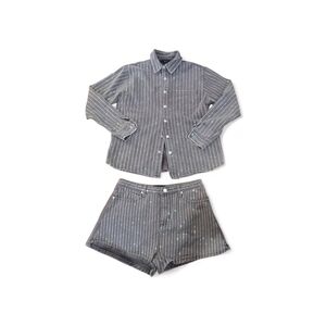 Montserrat Messeguer Size L 2 PC SHORT SET JEAN